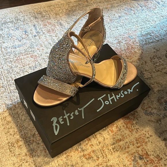 Betsey Johnson Shoes - Betsey Johnson Heel, size 9, wedding shoe, never worn.